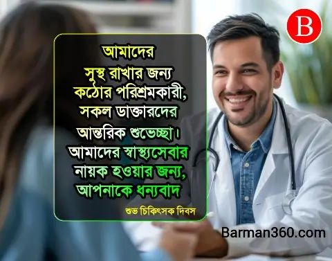 Happy Doctors Day Quotes In Bengali, কেন ডাক্তার দিবস পালন করা হয় ?, জাতীয় ডাক্তার দিবস কি, ডাক্তার দিবসের শুভেচ্ছা বার্তা, ভারতে ডাক্তার দিবসের ইতিহাস